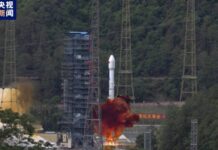 China launches its 1st MEO broadband communication satellite